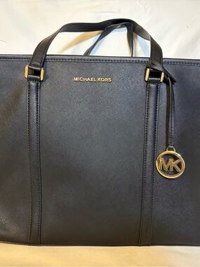 Michael Kors Sady Large Saffiano Leather Top-Zip Tote